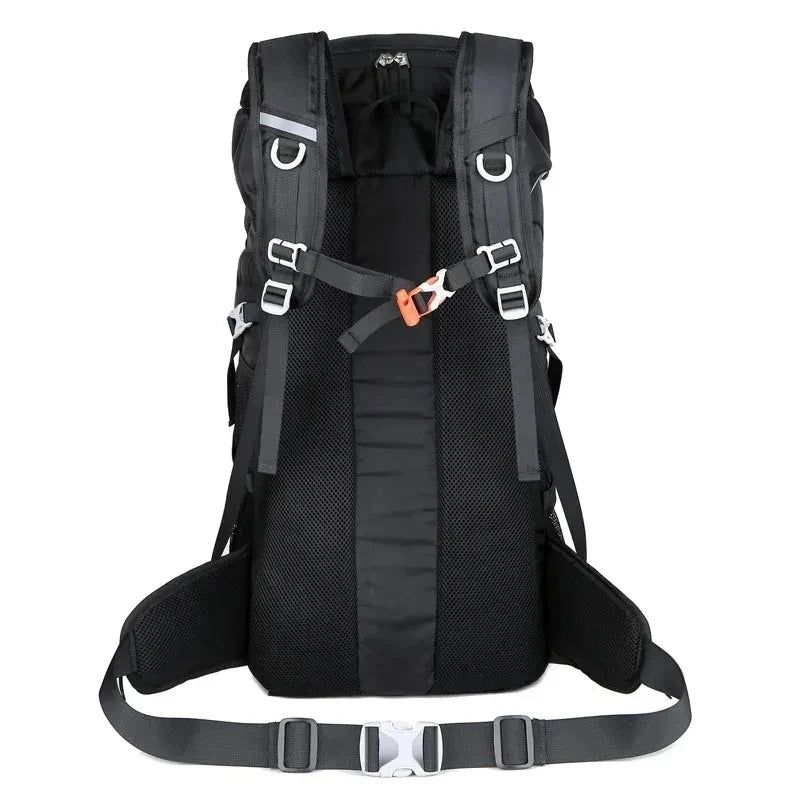 Men's Hiking Backpack Travel Bag 50L Waterproof Rucksack For Camping Mountaineering Trekking Outdoor Sports