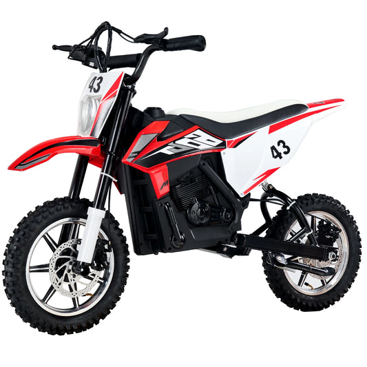 SucceBuy 36V Kids Ride On Motorcycle with Speed Up to 15.5mph Treaded Tire Battery Gauge Electric Motorcycle Toys for Children
