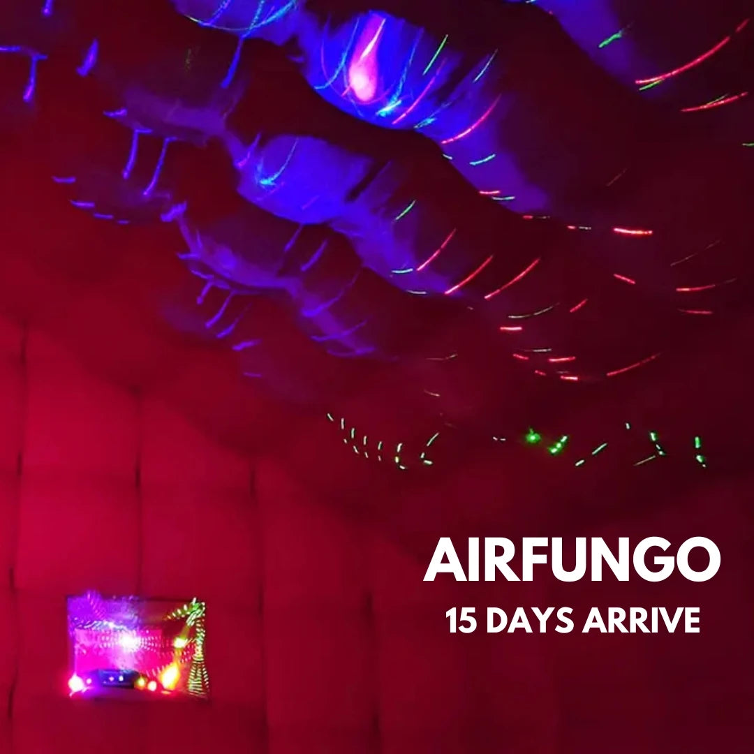 Black Inflatable Nightclub Dome Tent Portable Event Pavilion for Outdoor Weddings and Parties