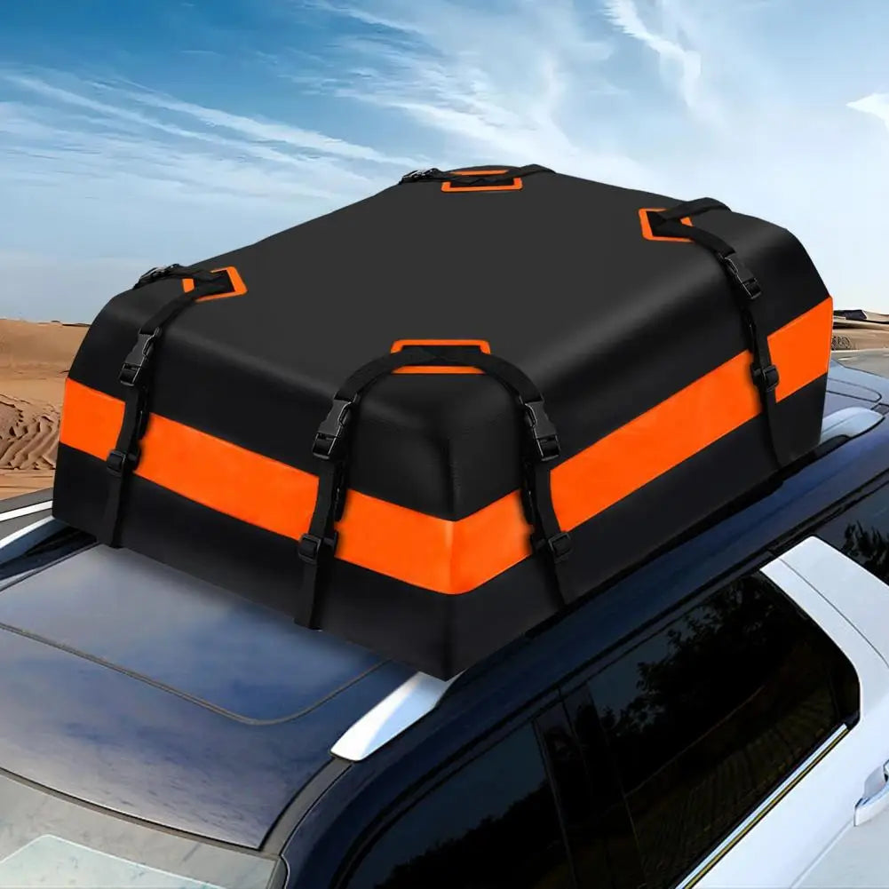 RV Car Roof Duffel Bag Waterproof Cargo Storage Bag for All Cars with or without Luggage Racks 21 Cubic Feet