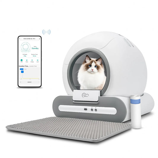 Doel Automatic Self Cleaning Cat Litter Box App Control