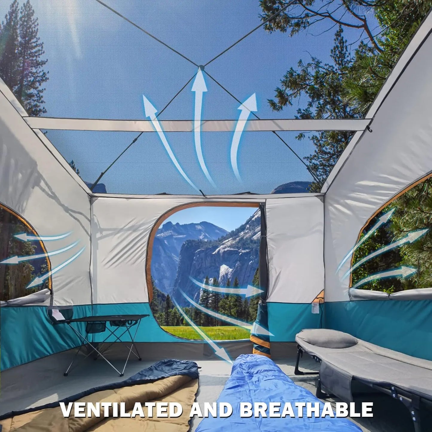 UNP Camping Canopy Tent Inner Tent for 10 x 10 Pop Up Canopy Simple Installation Fully Vented Roof Enclosed Canopy Space