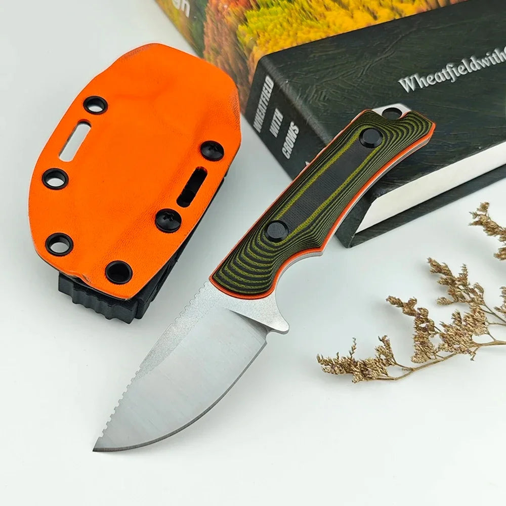 Outdoor Fixed Blade Hunter Knife With Kydex Sheath G10