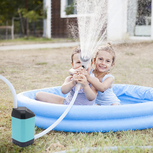 Portable Electric Camping Shower Pump Waterproof Digital