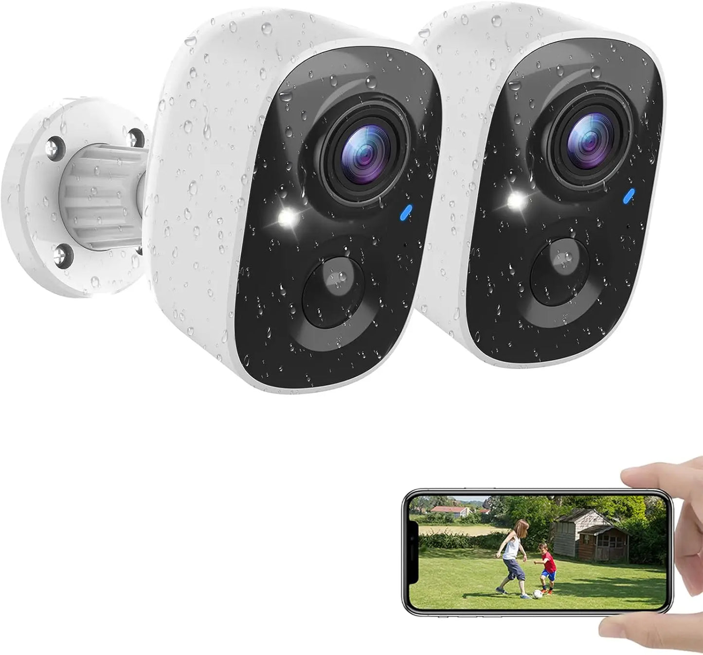 Wireless Outdoor Security Camera 3MP Battery Powered