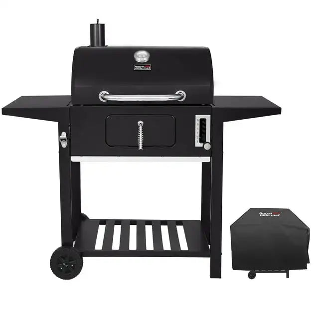 Cd1824ac 24 Inch Charcoal Grill With Cover Large Cooking Area Durable Outdoor Barbecue