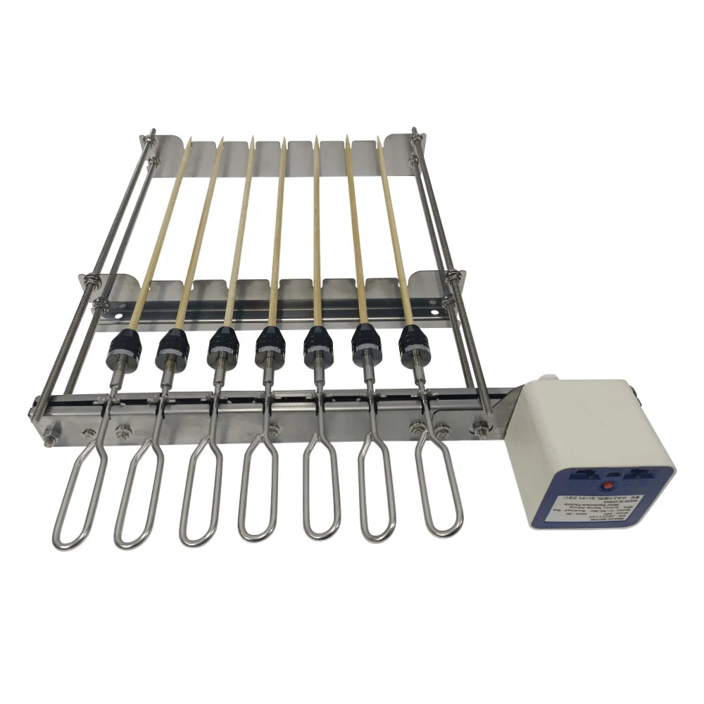 Zenonez Stainless Steel Universal Rotisserie Skewer Kit