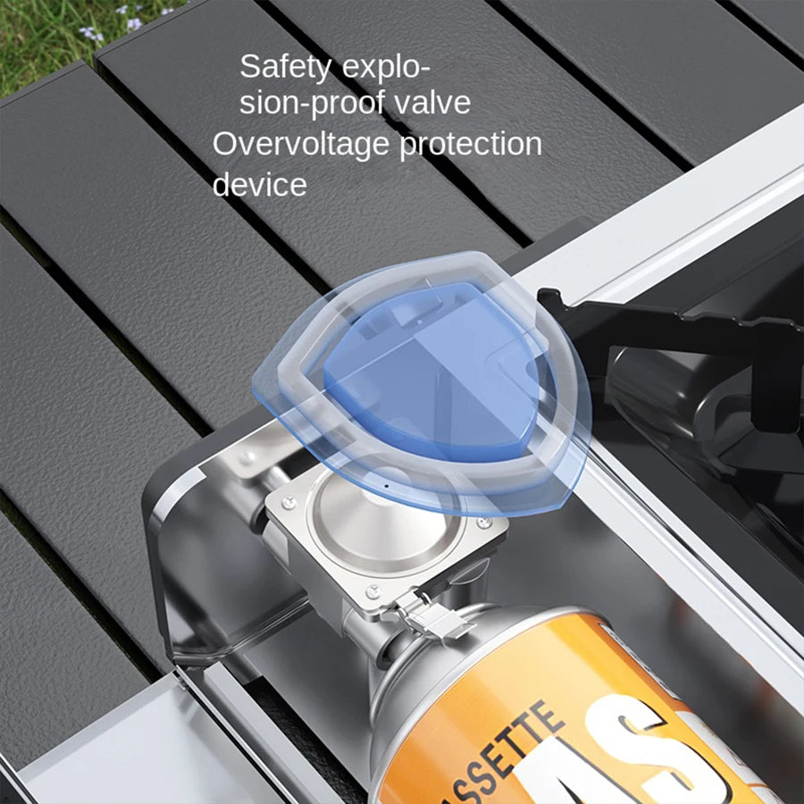 2900W Portable Card Camping Gas Stove For Outdoor Use