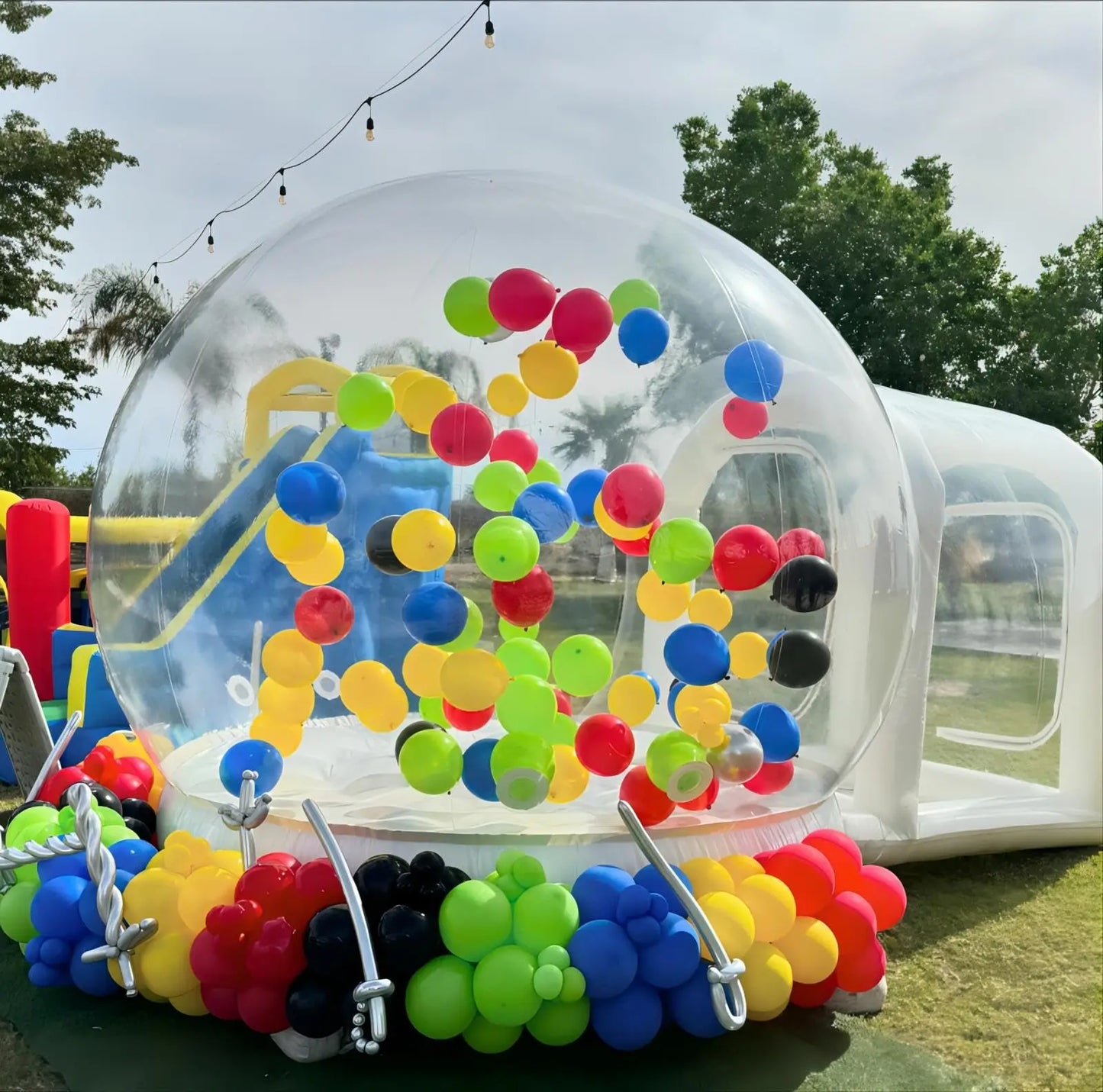 10FT Inflatable Bubble House With Trampoline And Transparent Dome PVC For Parties Free Shipping With Blower