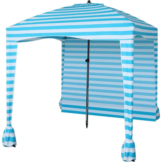 Portable Beach Shelter Canopy 6x6 Sun Shade Cabana Outdoor