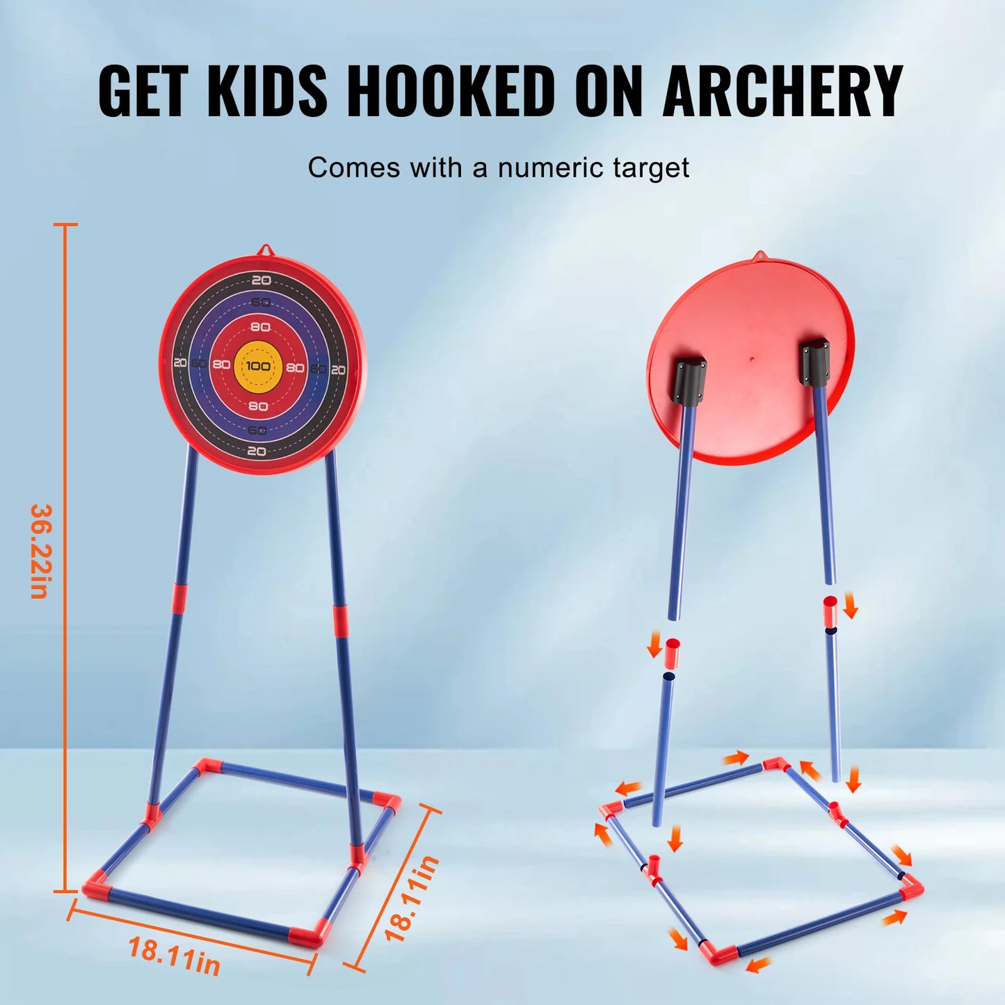 SucceBuy Bow And Arrows For Children Kids Archery Bow Practice Recurve Outdoor Sports Game Hunting Shooting Toy Gift Bow Kit