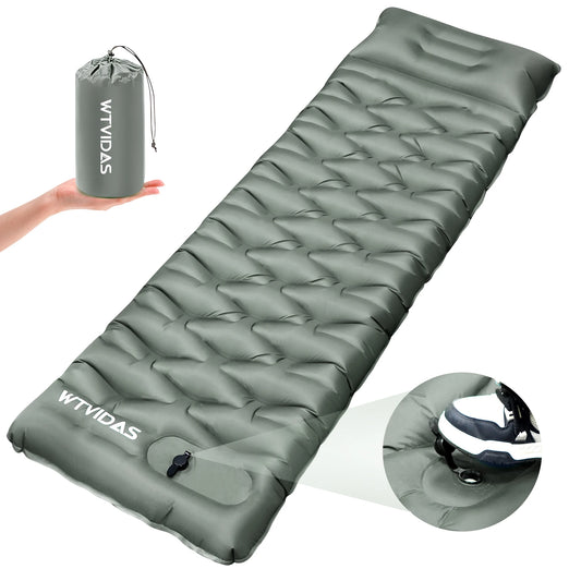 WTVIDAS Oversized Camping Sleeping Pad 4.2 Inch Inflatable