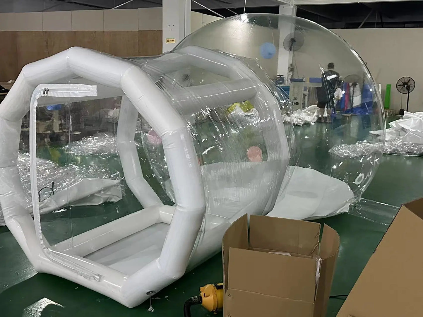 Customization White Bounce House Transparent Inflatable Camping Tent Bubble Dome House for Balloon Event