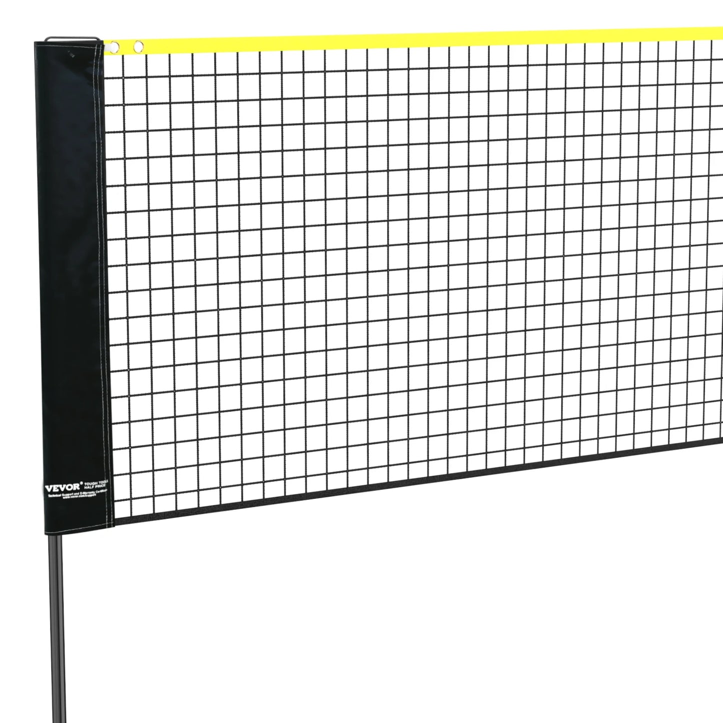 VEVOR 20FT Height Adjustable Portable Badminton Volleyball Pickleball Tennis Net Set with Poles