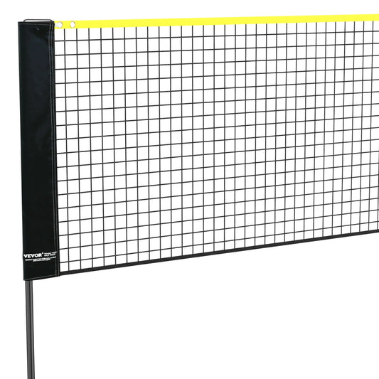 VEVOR 20FT Height Adjustable Portable Badminton Volleyball Pickleball Tennis Net Set with Poles