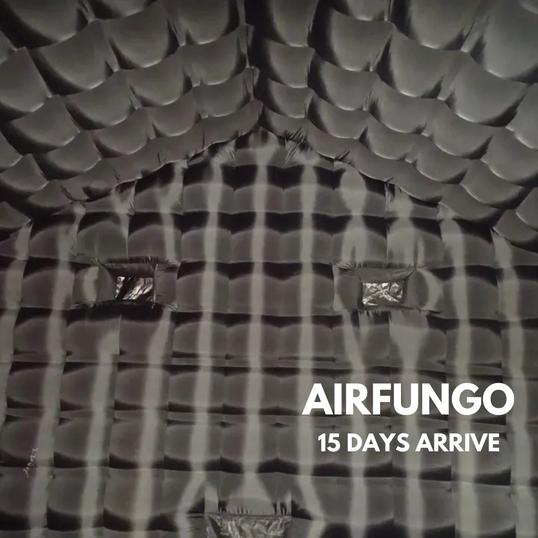 Black Inflatable Nightclub Dome Tent Portable Event Pavilion for Outdoor Weddings and Parties