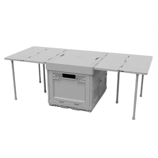 Folding Table Large Capacity Storage Container Portable Outdoor Camping Parking Warning Sign