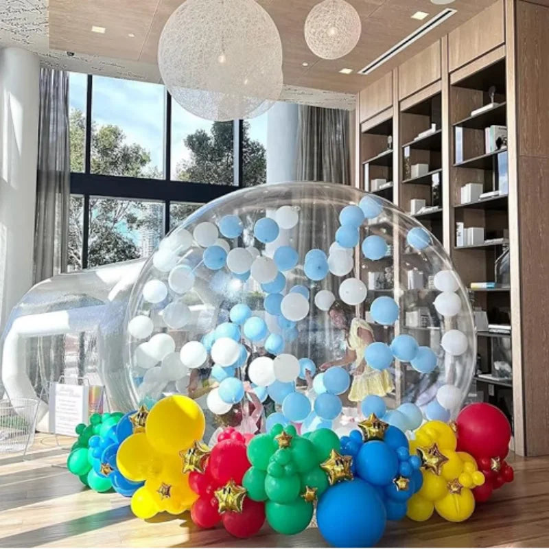 Transparent Inflatable Bubble Dome Tent PVC With Blower