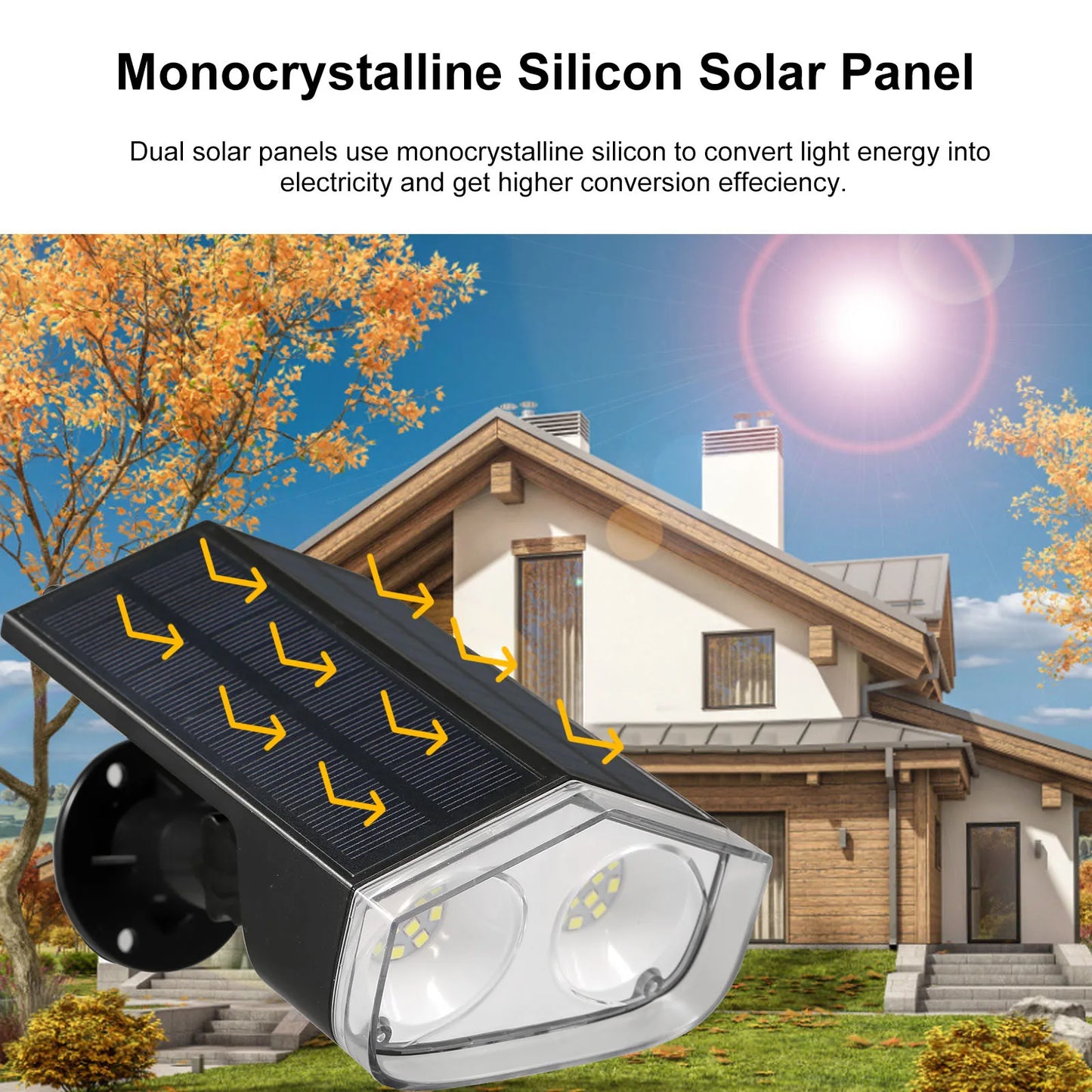 Neoglint Solar Spot Lights Outdoor Waterproof IP67 Garden