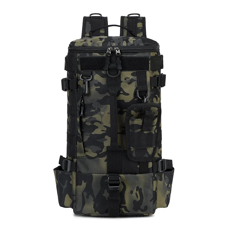 Tactical Fishing Backpack Rod Holders Tackle Bag Molle
