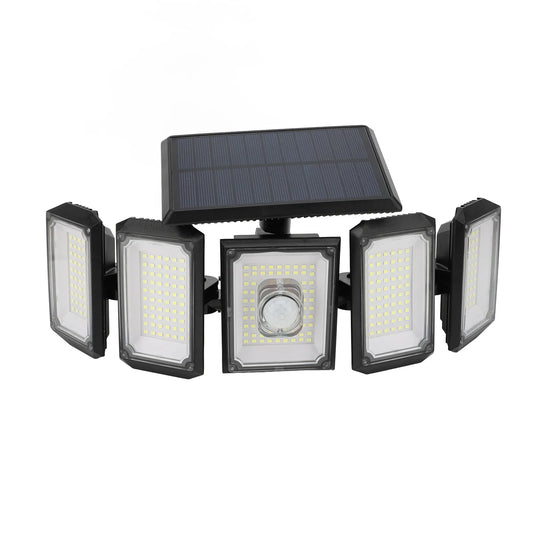 Solar Motion Sensor 300 LED Garage Wall Light Remote