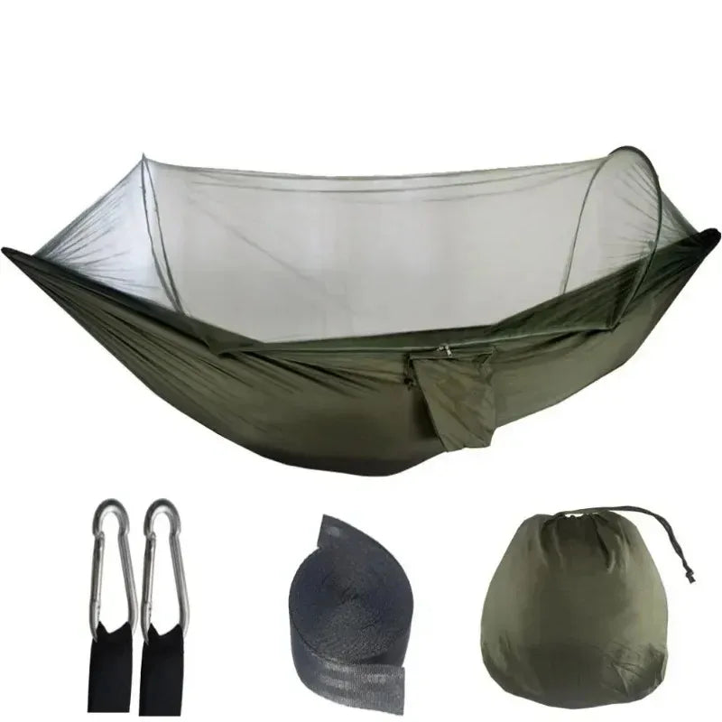 Lightweight Parachute Hammock With Mosquito Net 250x120cm