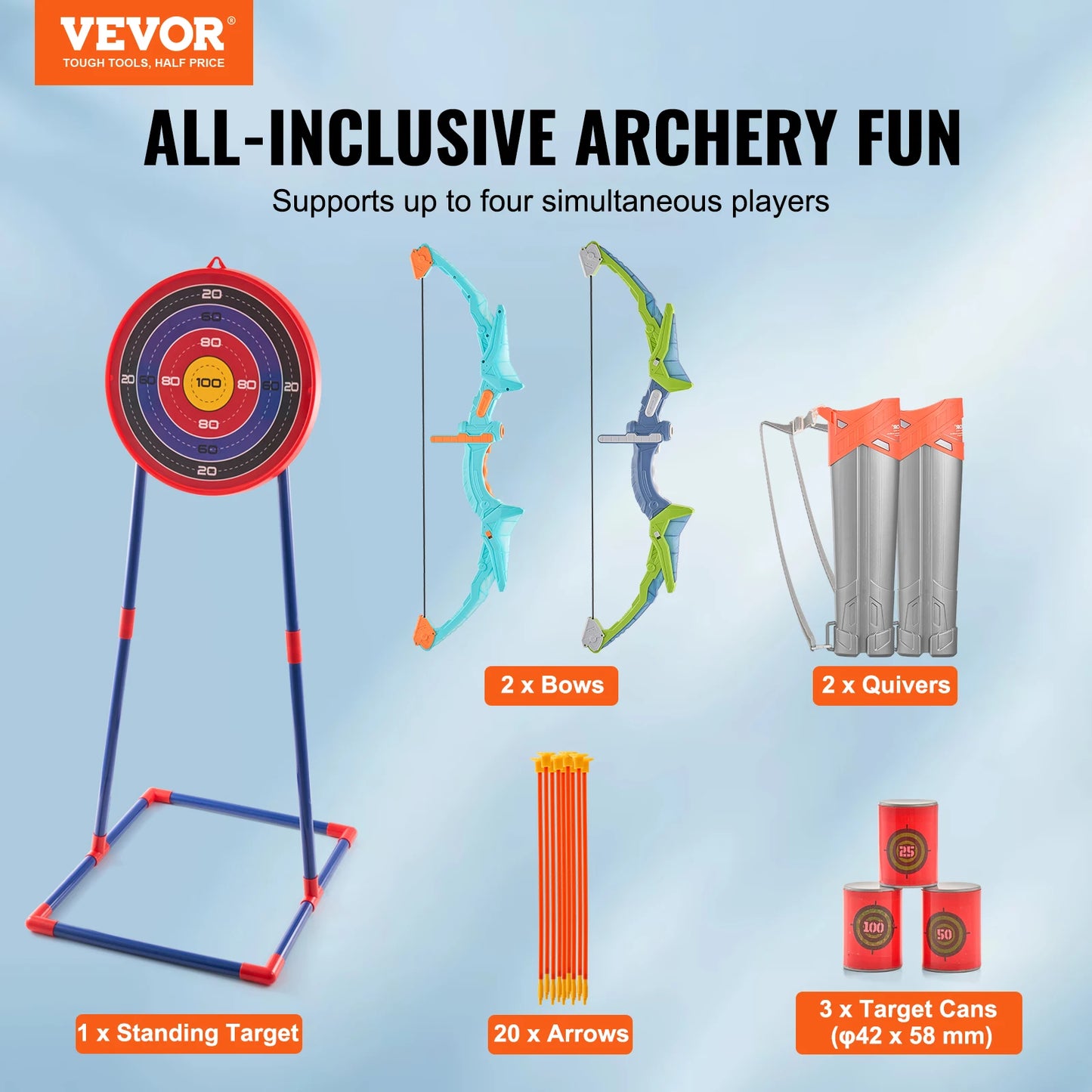 SucceBuy Bow And Arrows For Children Kids Archery Bow Practice Recurve Outdoor Sports Game Hunting Shooting Toy Gift Bow Kit