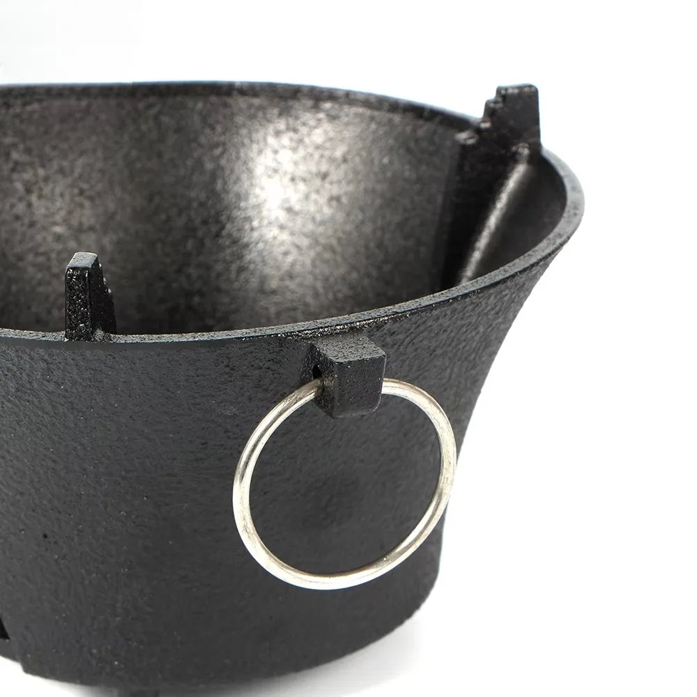 Cast Iron Barbecue Stove for Charcoal and Alcohol Grilling