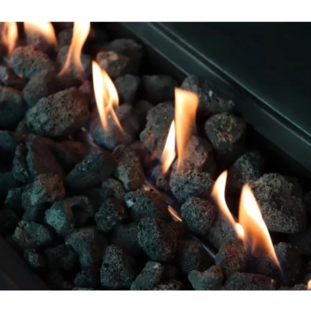 24 Inch Concrete Propane Natural Gas Outdoor Fire Pit Table Charcoal Modern Design