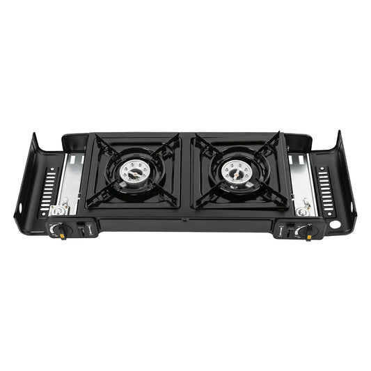 Portable Camping Stove Two Burner Butane LPG Outdoor