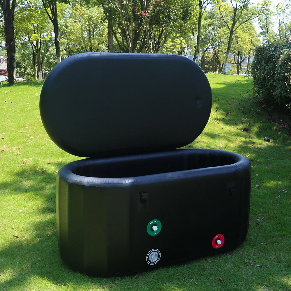 Portable Foldable Cold Plunge Tub Inflatable Recovery Ice Bath for Athletes Outdoor Water Chiller