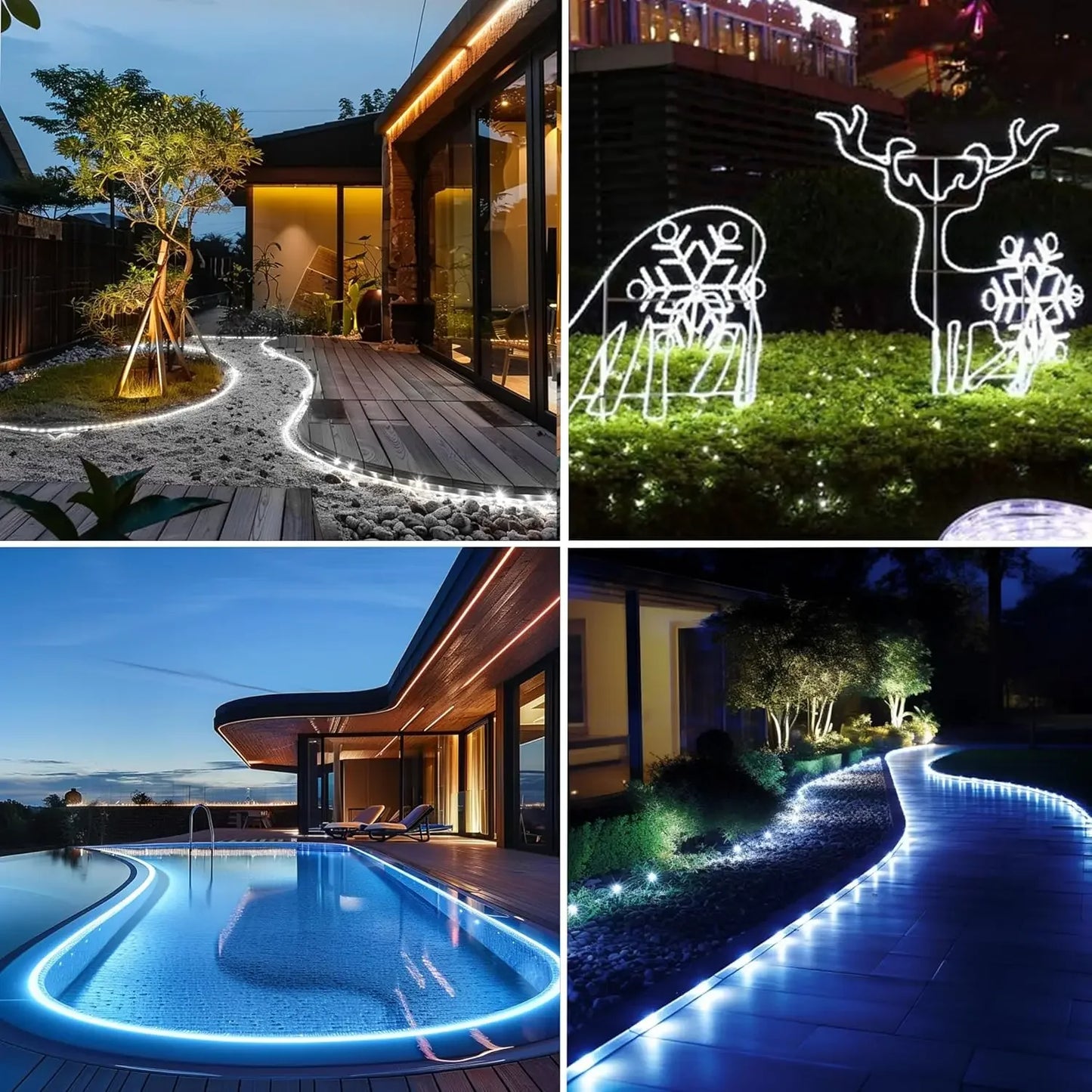 200 LED Solar String Lights 8 Modes Waterproof Outdoor