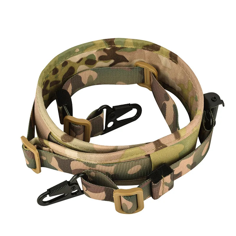 Dual Point Tactical Rifle Sling Quick Adjustable Padded