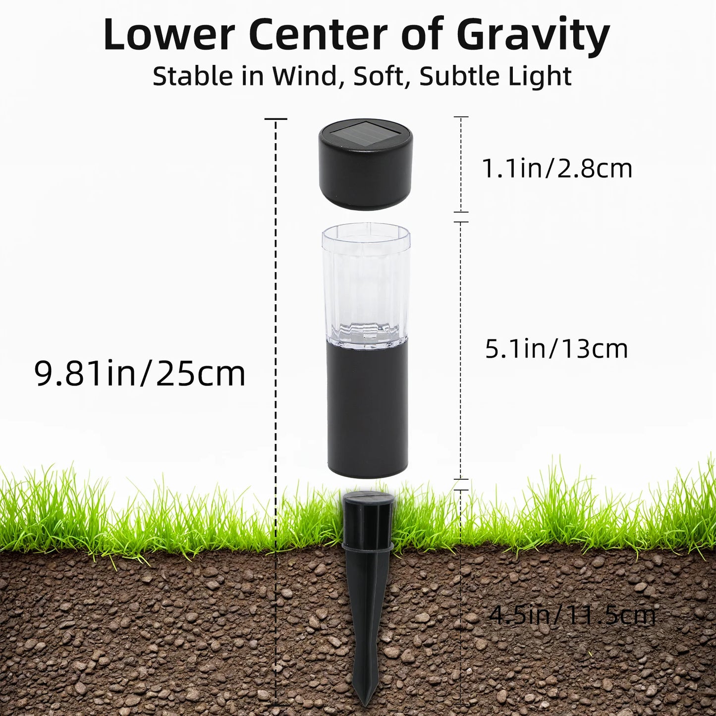 20 Pack Small Solar Pathway Lights Dusk To Dawn Warm