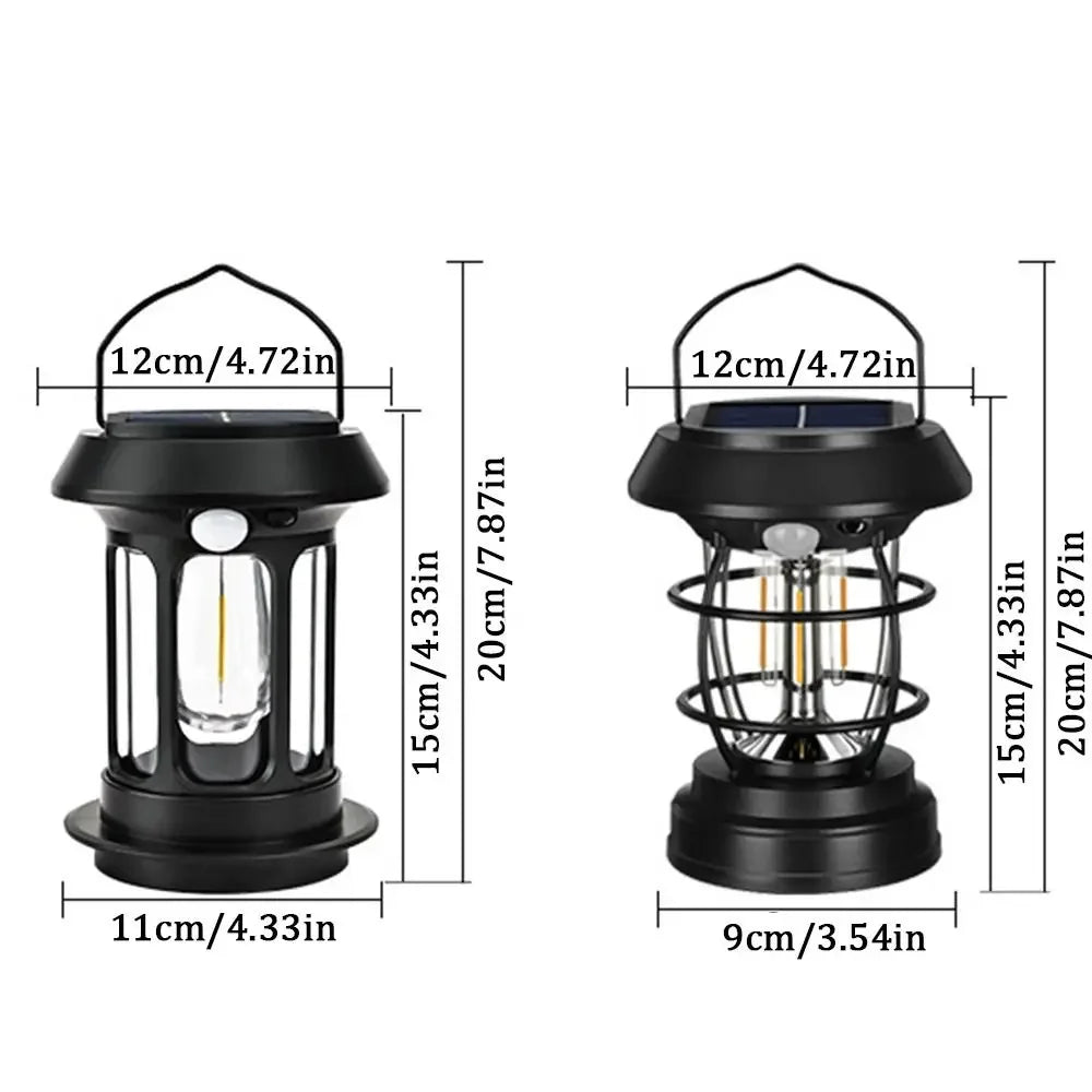 Type C Rechargeable Solar Camping Lantern Waterproof Durable