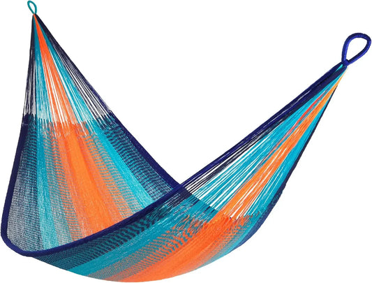 Handwoven Double Hammock Fits One To Two 400lb Weathersafe