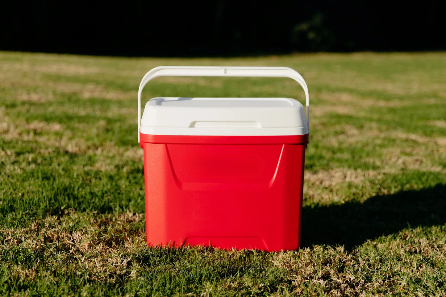 28 QT Outdoor Picnic Camping Cooler with Swing-Away Handle for Easy One-Hand Carrying Perfect for Picnics Camping and Parties