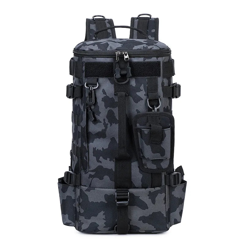 Tactical Fishing Backpack Rod Holders Tackle Bag Molle