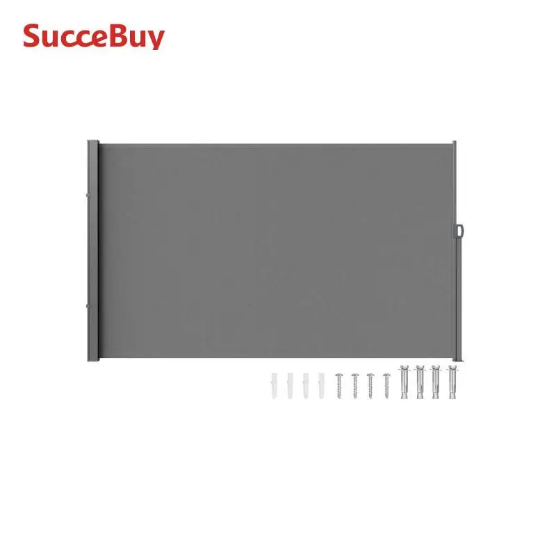 Retractable Side Awning Outdoor Privacy Polyester Waterproof