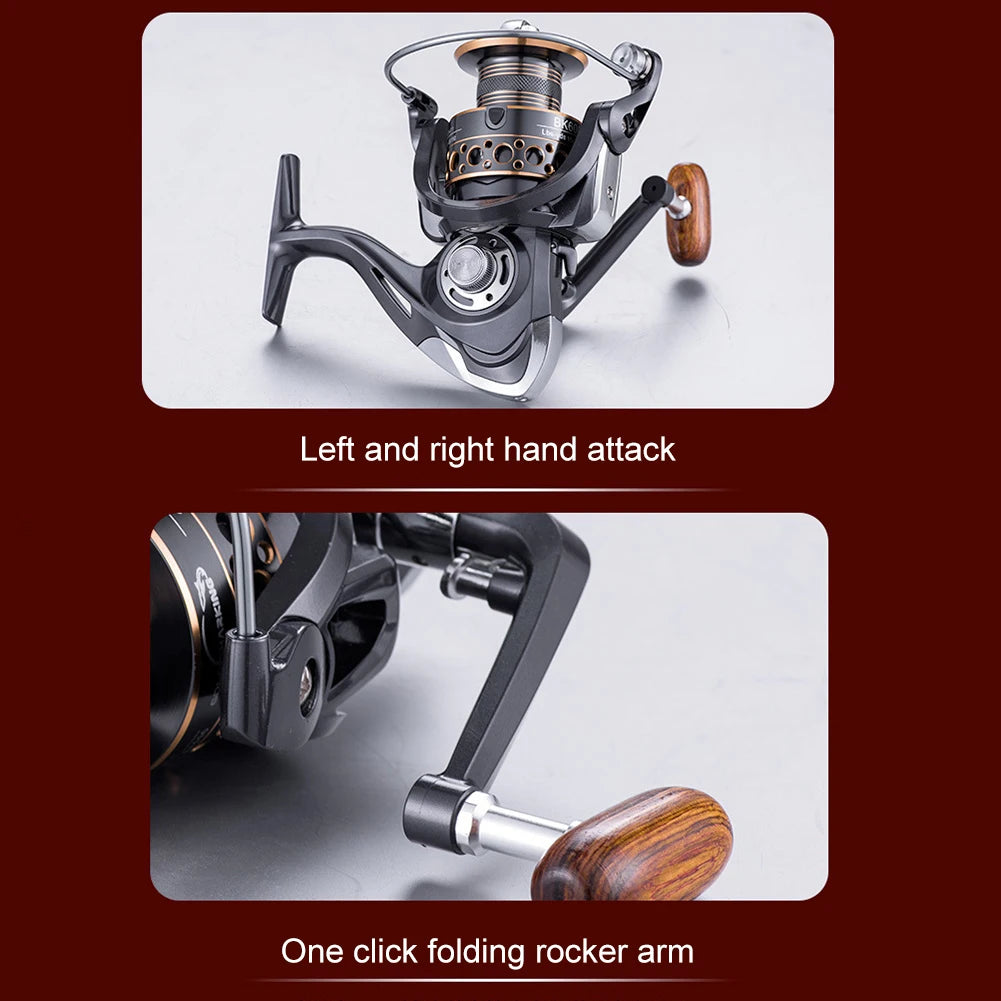 Innovative Water Resistant Spinning Reel With 13 Bearings