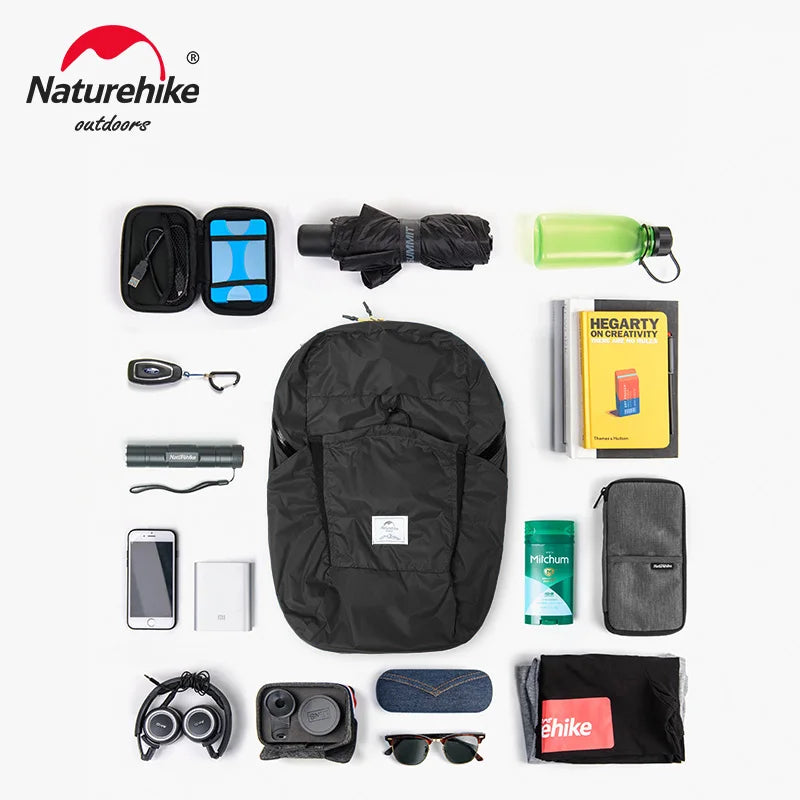 Naturehike 170g 22L Ultralight Backpack for Outdoor Camping Travel Climbing and Trekking Waterproof Folding Bag