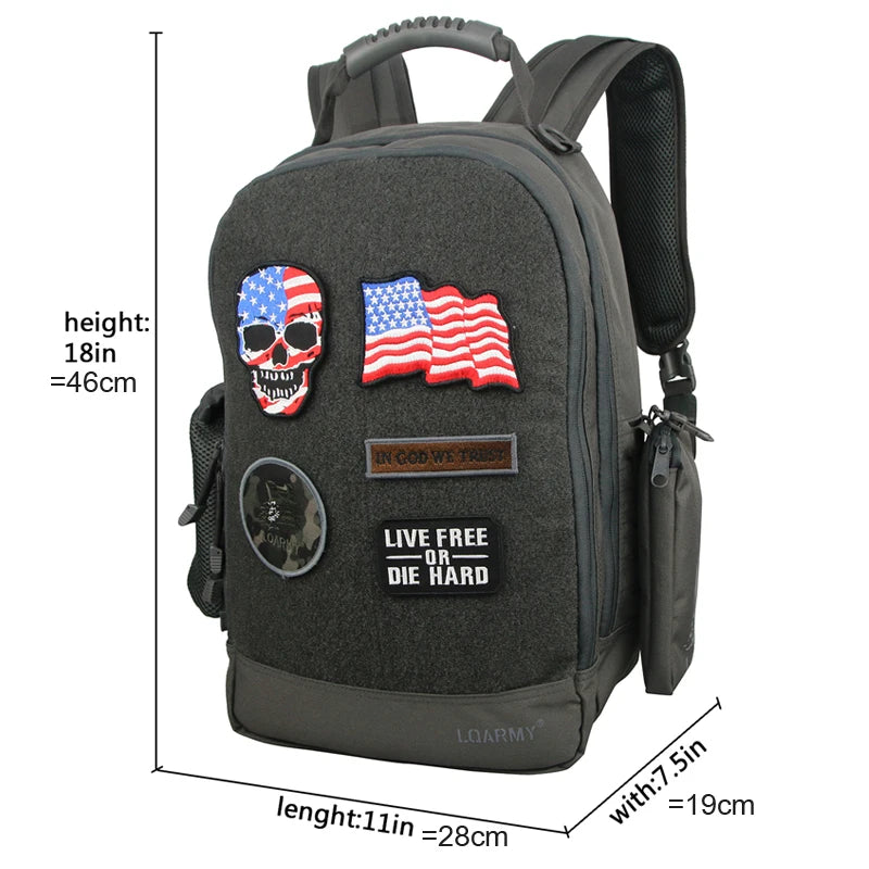35L Outdoor Tactical Backpack Military Rucksacks Men Waterproof Multi Function Tactical Laptop Bag