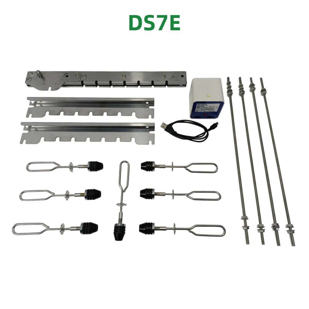 Zenonez Stainless Steel Universal Rotisserie Skewer Kit