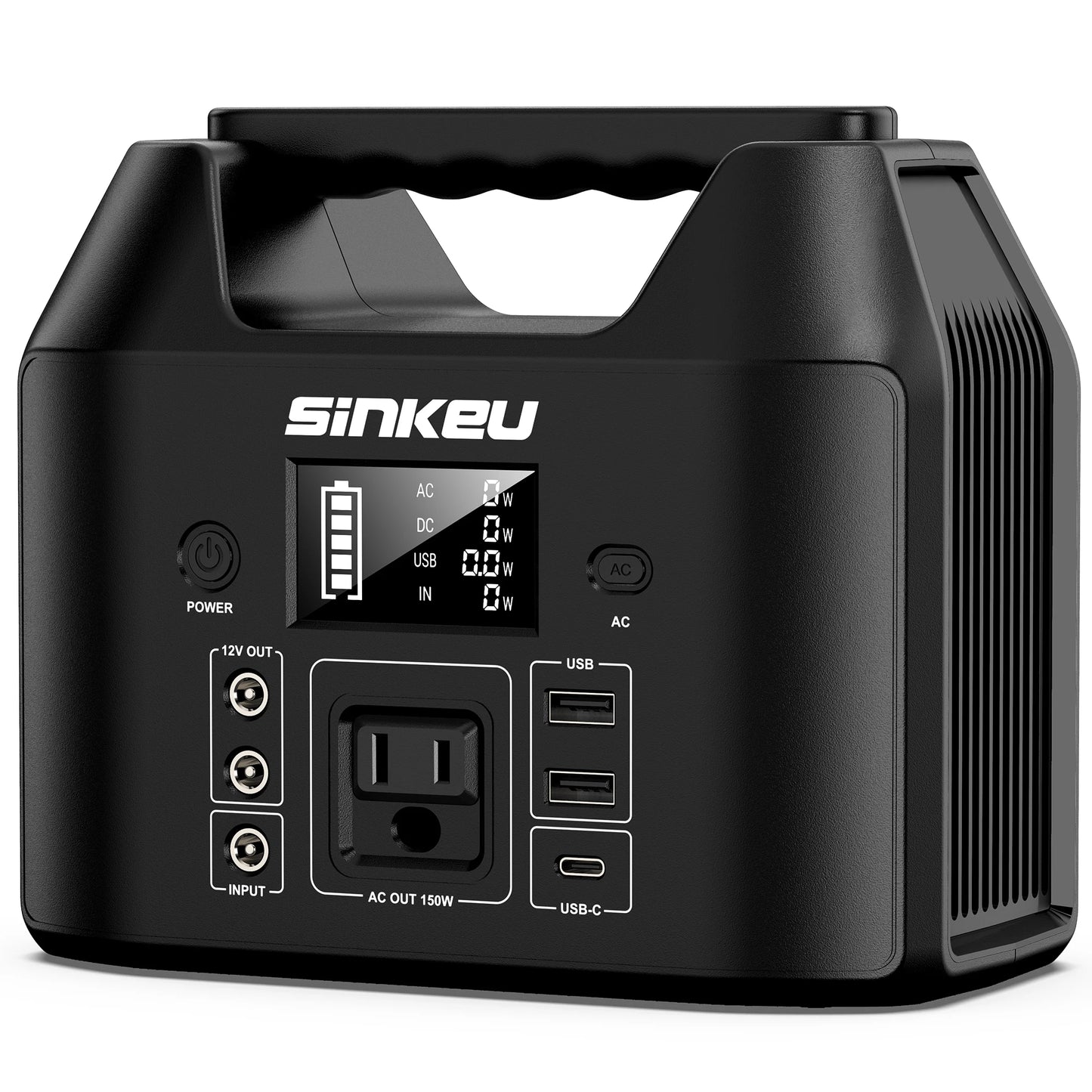 150W Portable Power Station 122.8Wh LiFePO4 Battery
