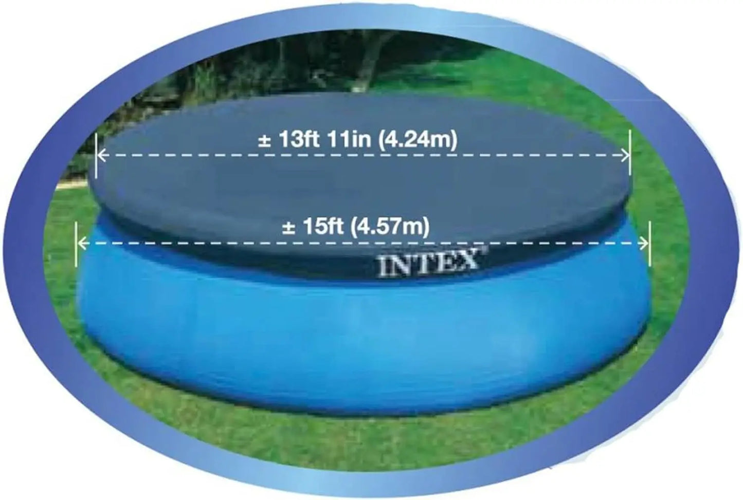 Intex 15 Ft X 33 In Easy Set Round Above Ground Pool
