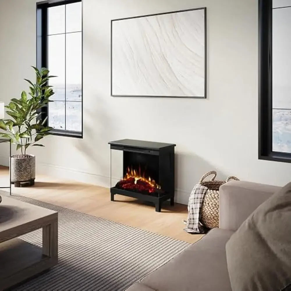 3 Sided Electric Fireplace Stove Heater LED Wi Fi Alexa Google Remote Control Ambiance Auto Shut Off Timer Vibrant Colors Smart