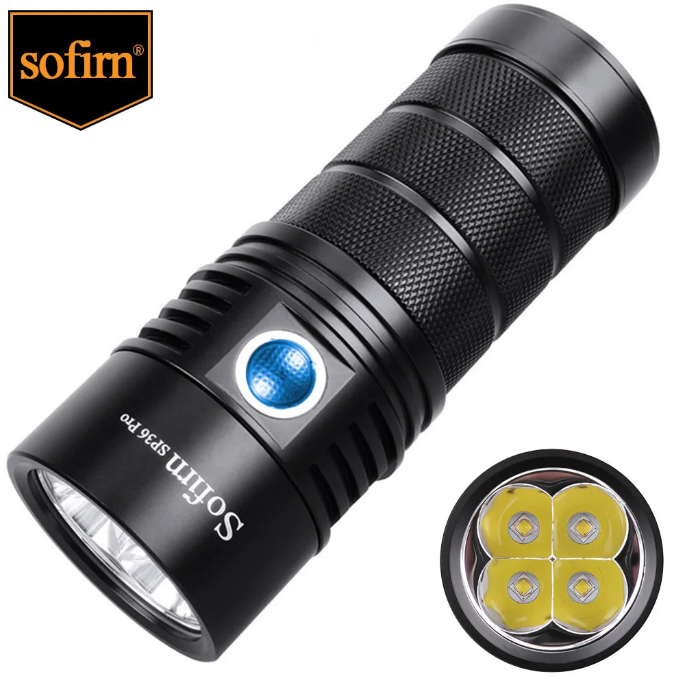 Sofirn SP36 Pro 8000lm USB C Rechargeable 18650 Torch