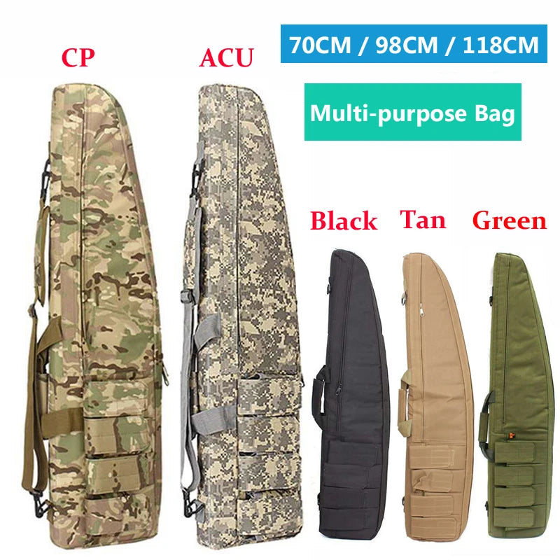 Tactical Waterproof Long Gun Bag With Molle Rifle Case