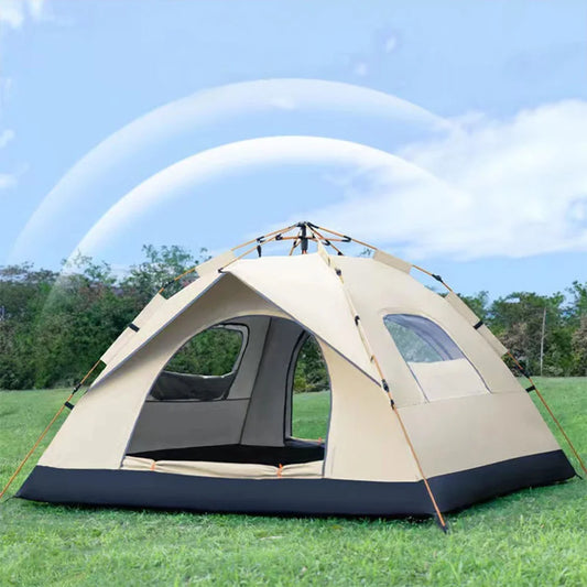 Automatic Quick Open Camping Tent Two Doors Two Windows