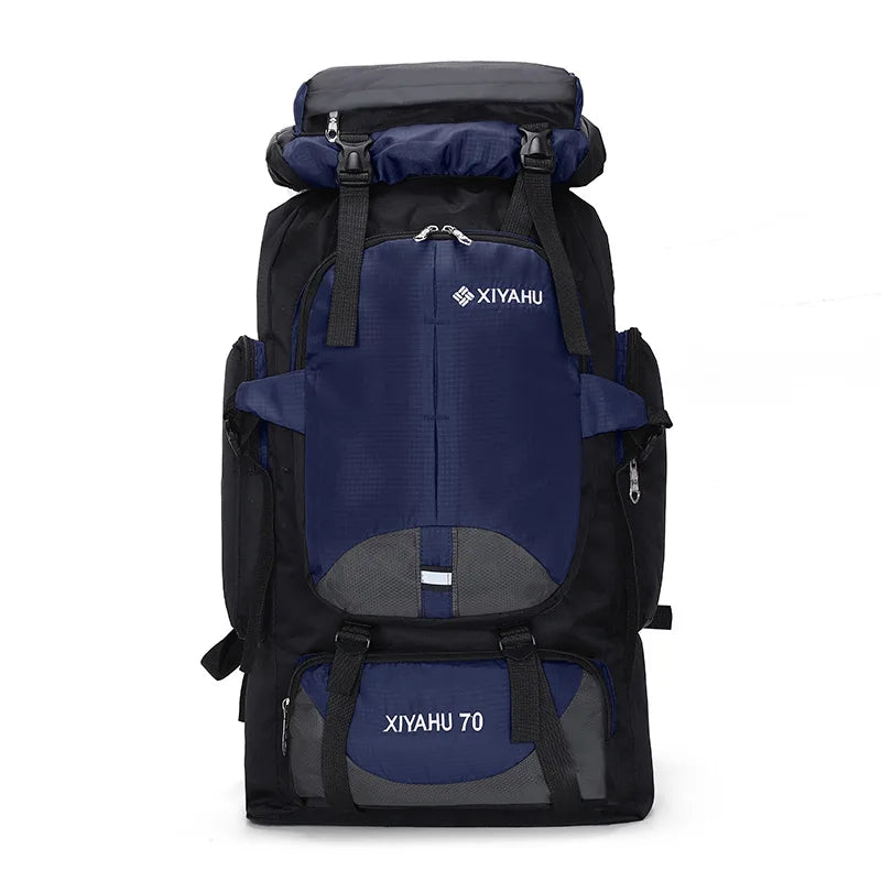 Camping High Capacity Hiking Backpack for Men and Women 70L Waterproof Outdoor Travel Sports Bag